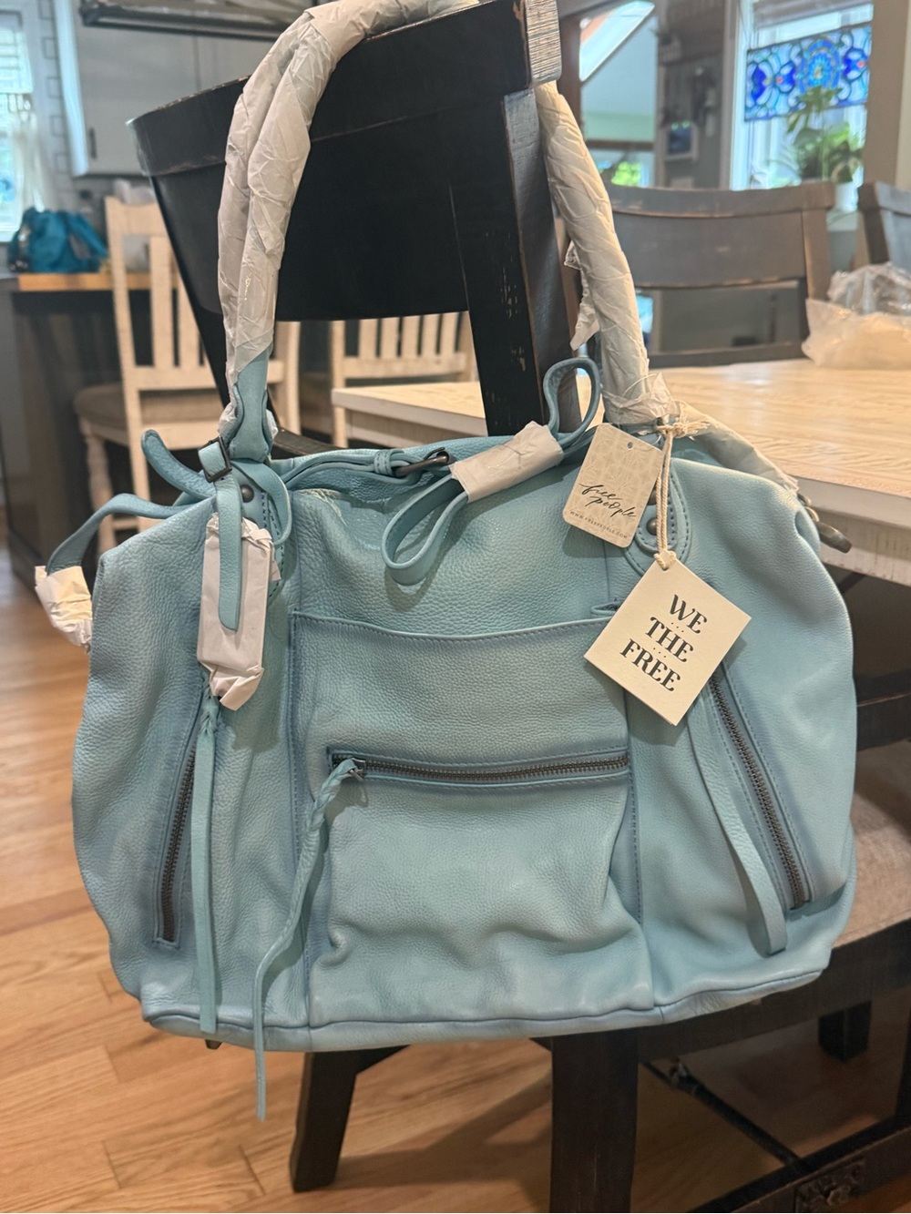 Free people large washed sail Emerson tote